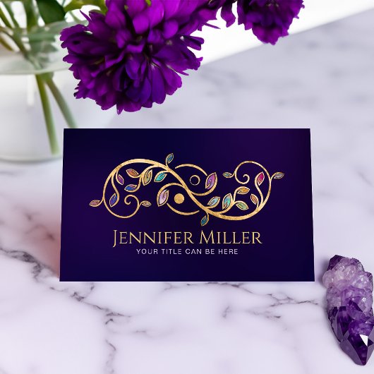 ダブルゴールデンスパイラルと陰陽 名刺