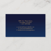 ダブルゴールデンスパイラルと陰陽 名刺 (裏面)