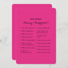 ダブルサイド赤ちゃんシャワーゲーム – アドバイス | 知っている人 招待状