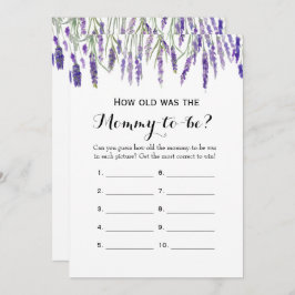 ダブルサイド – 2赤ちゃんシャワーゲーム – 歳 |アドバイス 招待状