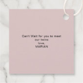 ダブルサンキューツインガールズファッションのお気に入り フェイバータグ (裏面)