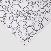 ダブルサークルの落書きパターン 薄葉紙 (詳細)