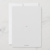 ダブルザラブツインズボーイガールバーチャル赤ちゃんシャワー 招待状 (裏面)