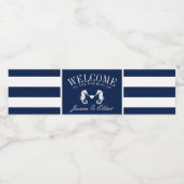 ダブルシーホース |航海の結婚ようこそ海軍 ペットボトルラベル (シングルラベル)