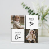 ダブルジョイントバースデーパーティー 招待状 (スタンド正面)