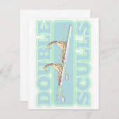 ダブルスカルボート ノートカード (正面/裏面)