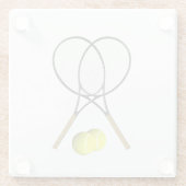 ダブルステニススポーツテーマ ガラスコースター (裏面)