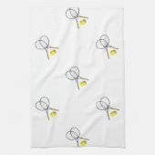 ダブルステニススポーツテーマ キッチンタオル (縦)