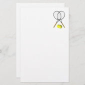 ダブルステニススポーツテーマ 便箋 (正面/裏面)