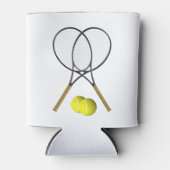 ダブルステニススポーツテーマ 缶クーラー (正面)