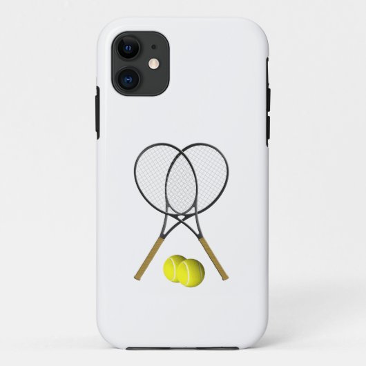 ダブルステニススポーツテーマ Case-Mate iPhoneケース (裏面)