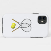 ダブルステニススポーツテーマ Case-Mate iPhoneケース (裏面(横))