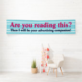 ダブルストライプアイディア白+透明 横断幕 (インサイチュ)