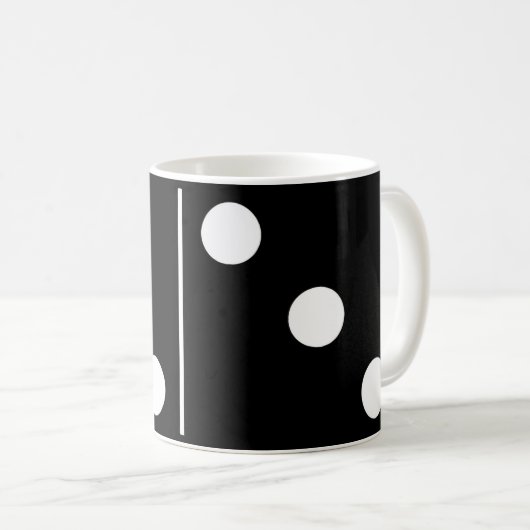ダブルズスリーブラックドミノマグ コーヒーマグカップ (正面右)