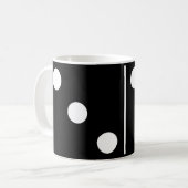 ダブルズスリーブラックドミノマグ コーヒーマグカップ (正面左)