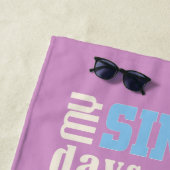 ダブルズタイムオーキッドピンクID421 ビーチタオル (インサイチュ)