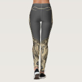 ダブルセピアタコオン石板グレーレギンス レギンス (裏面)