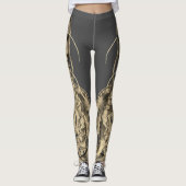 ダブルセピアタコオン石板グレーレギンス レギンス (正面)