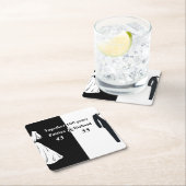 ダブルセレブレーション共同誕生日100年 スクエアペーパーコースター (インサイチュ)