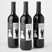 ダブルセレブレーション共同誕生日100年 ワインラベル (ボトル)