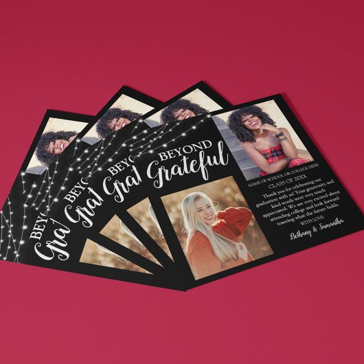 ダブルセレブレーション2枚組 卒業写真 サンキューカード