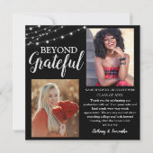 ダブルセレブレーション2枚組 卒業写真 サンキューカード (正面)