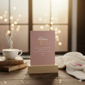 ダブルセレブレーション ハッピーニューイヤー + 誕生日 招待状