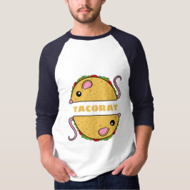 ダブルタコラトラグランTシャツ(イエロー文字) Tシャツ