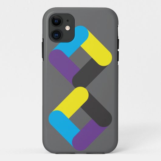 ダブルダイヤモンド Case-Mate iPhoneケース (裏面)