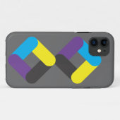 ダブルダイヤモンド Case-Mate iPhoneケース (裏面(横))