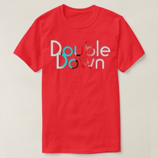 ダブルダウン Tシャツ (デザイン正面)