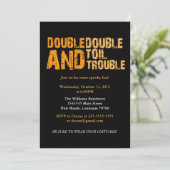 ダブルダブルツール&トラブル|ハローウィンパーティ 招待状 (スタンド正面)