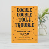 ダブルダブルトイルとトラブルハローウィンパーティ 招待状 (スタンド正面)