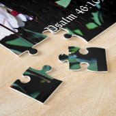 ダブルチューリップ詩篇46:10 ジグソーパズル (側面)