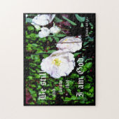 ダブルチューリップ詩篇46:10 ジグソーパズル (縦)