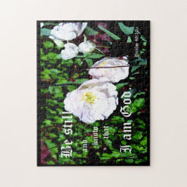 ダブルチューリップ詩篇46:10 ジグソーパズル