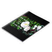 ダブルチューリップ詩篇46:10 ノートブック (左側)