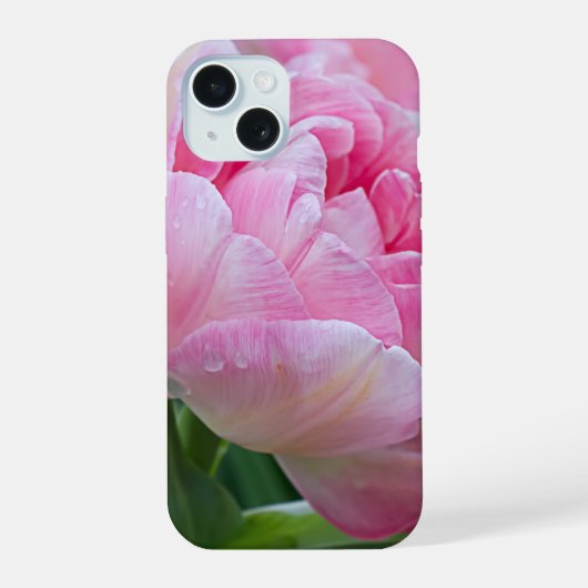 ダブルチューリップ iPhone 15ケース (裏面)