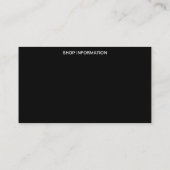 ダブルチーズバーガー 名刺 (裏面)