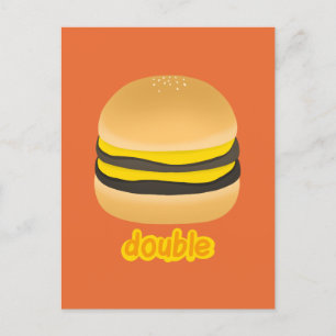 ダブルチーズバーガー version2 ポストカード