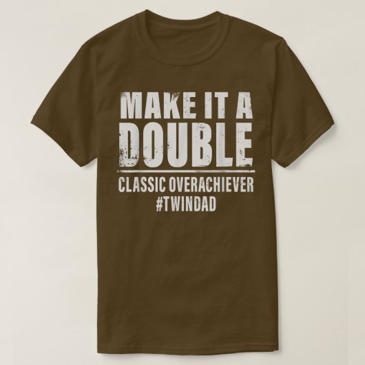 ダブルツインパパクラシック Tシャツ (デザイン正面)