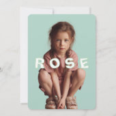 ダブルディジットのお祝いパーティー 招待状 (裏面)