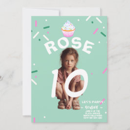 ダブルディジットのお祝いパーティー 招待状