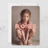 ダブルディジットのお祝いパーティー 招待状 (裏面)