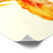 ダブルデイリージュエメロカリスのオレンジ色 ポスター (角)