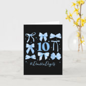 ダブルデジット誕生日ガール10th誕生日コケット カード (黄色い花)