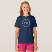 ダブルデジツ時代の私 カスタム年齢デザイン Tシャツ (正面フル)