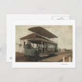 ダブルデッカーケーブルカーのビュー ポストカード (正面/裏面)