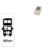 ダブルデッカーバスカスタムスタンプ ラバースタンプ (押印)