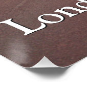 ダブルデッカーバスロンドンパーフェクト ポスター (コーナー)